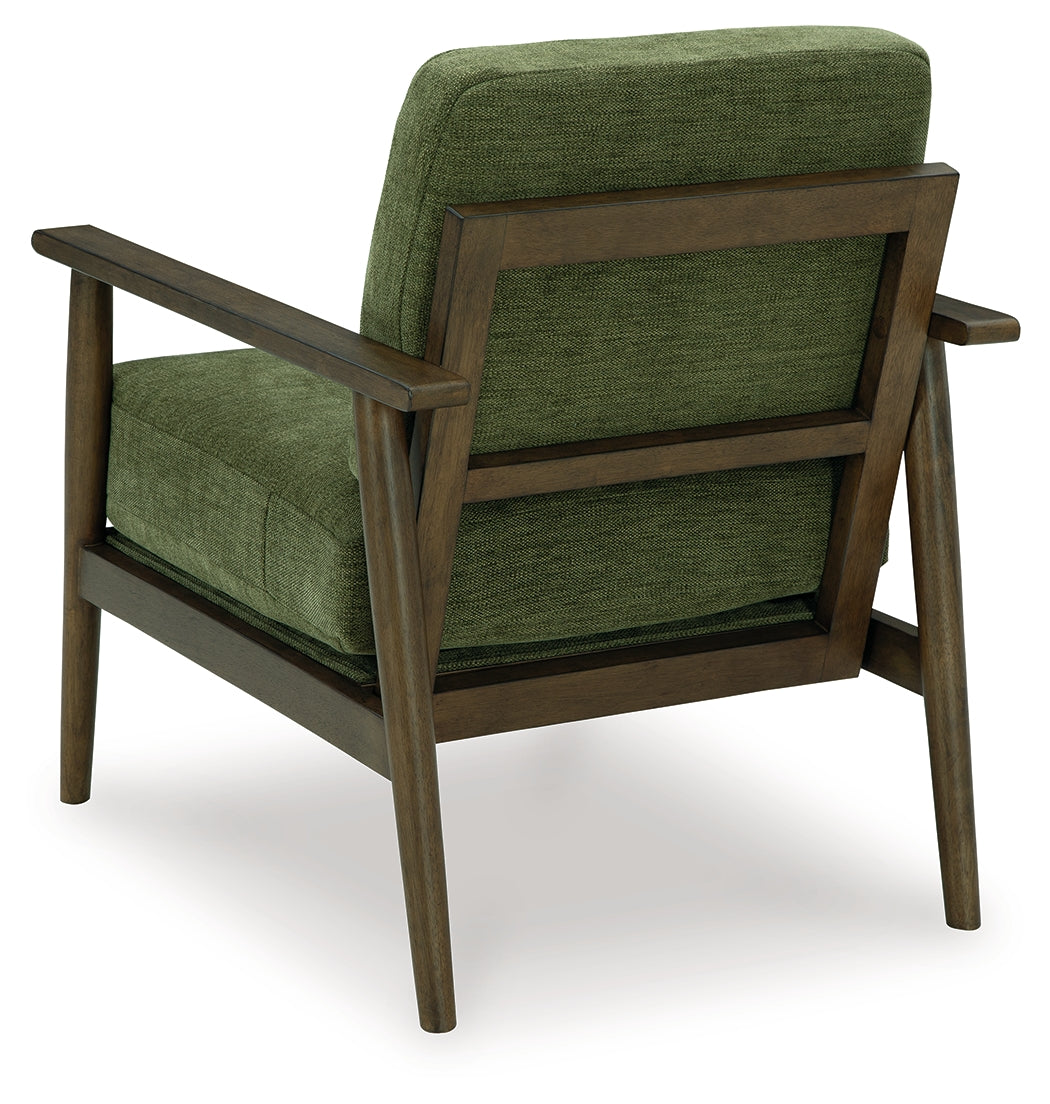 Ashley Furniture - Bixler Accent Chair - Olive - Green Fabric - Chairs - Additional View 4