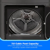 MIDEA METALLIC GREY 7.0CU FRONT LOAD ELECTRIC DRYER - Additional View 5