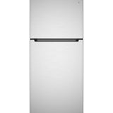Ge Stainless 21Cu Top Mount Refrigerator - Pearl Silver - Refrigerators