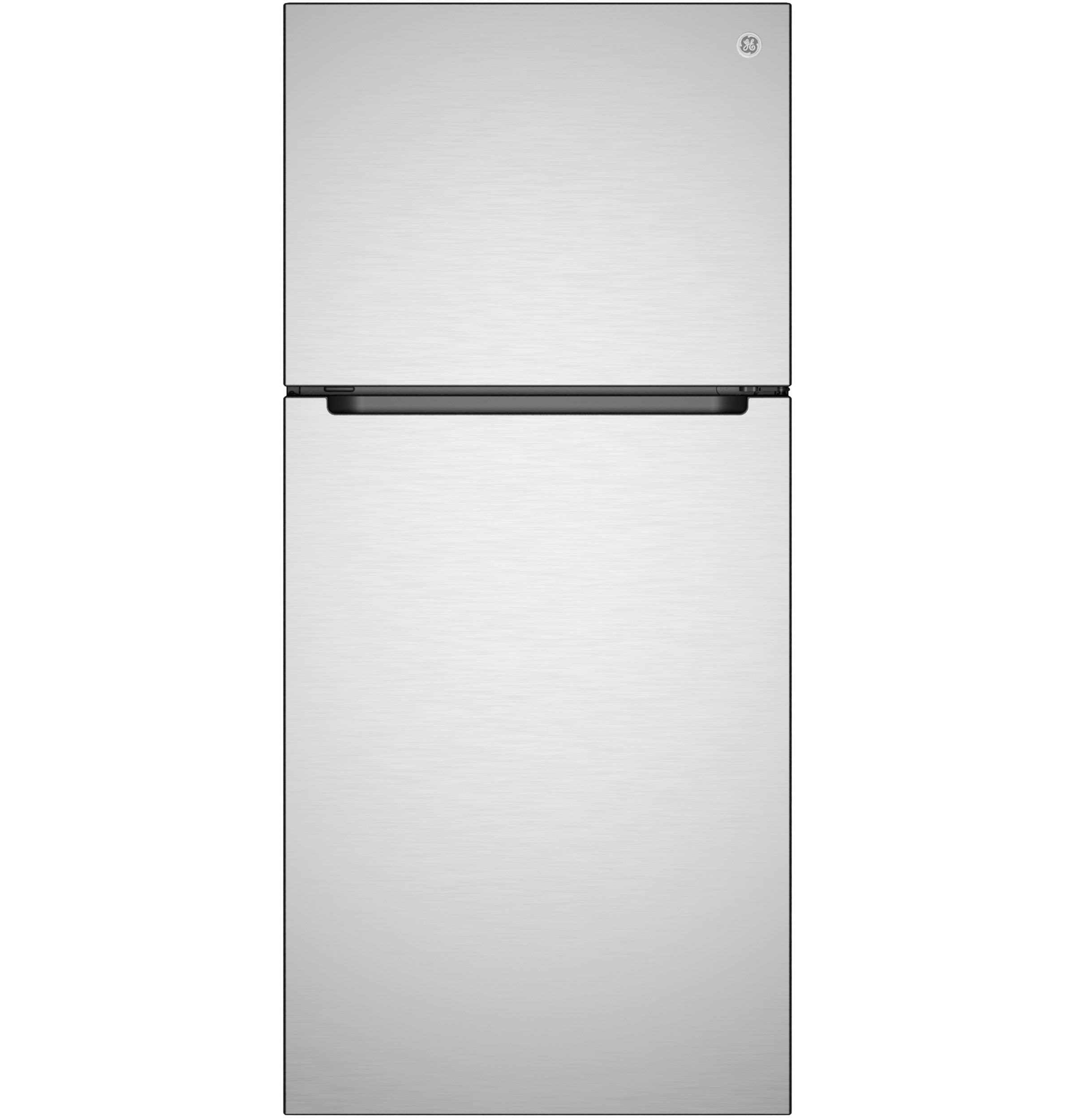 Ge Stainless 21Cu Top Mount Refrigerator - Pearl Silver - Refrigerators