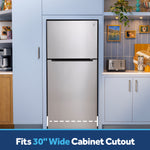 Ge Stainless 21Cu Top Mount Refrigerator - Pearl Silver - Refrigerators - Additional View 4