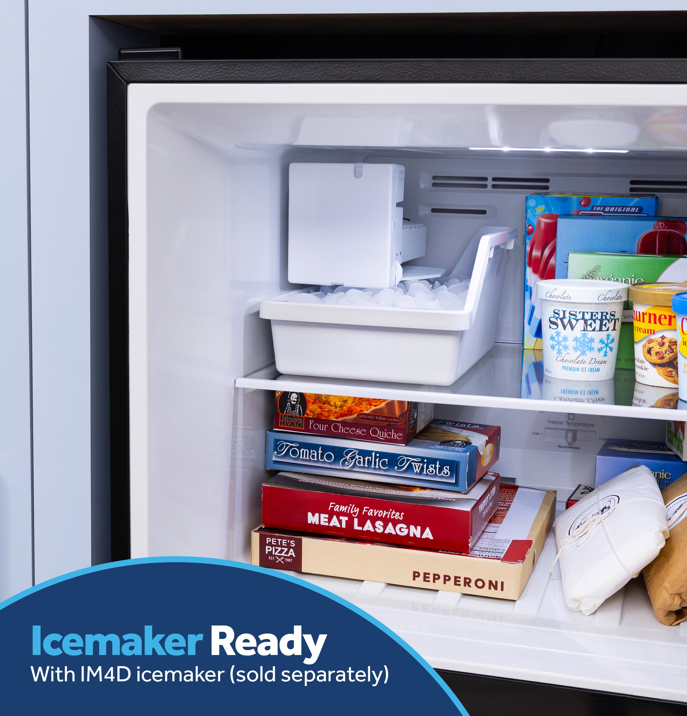 Ge Stainless 21Cu Top Mount Refrigerator - Pearl Silver - Refrigerators - Additional View 8