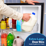 Ge Stainless 21Cu Top Mount Refrigerator - Pearl Silver - Refrigerators - Additional View 9