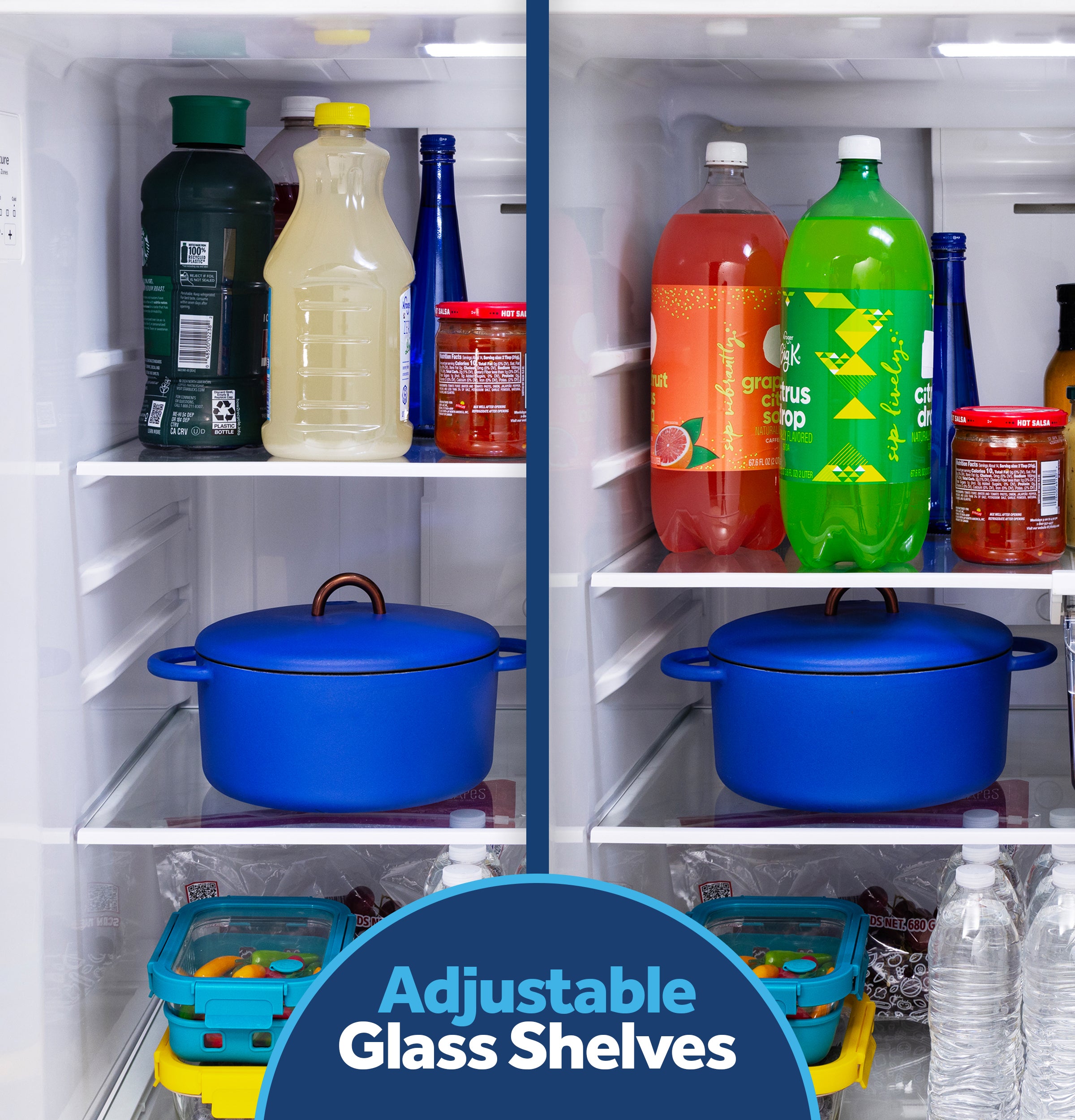 Ge Stainless 21Cu Top Mount Refrigerator - Pearl Silver - Refrigerators - Additional View 11