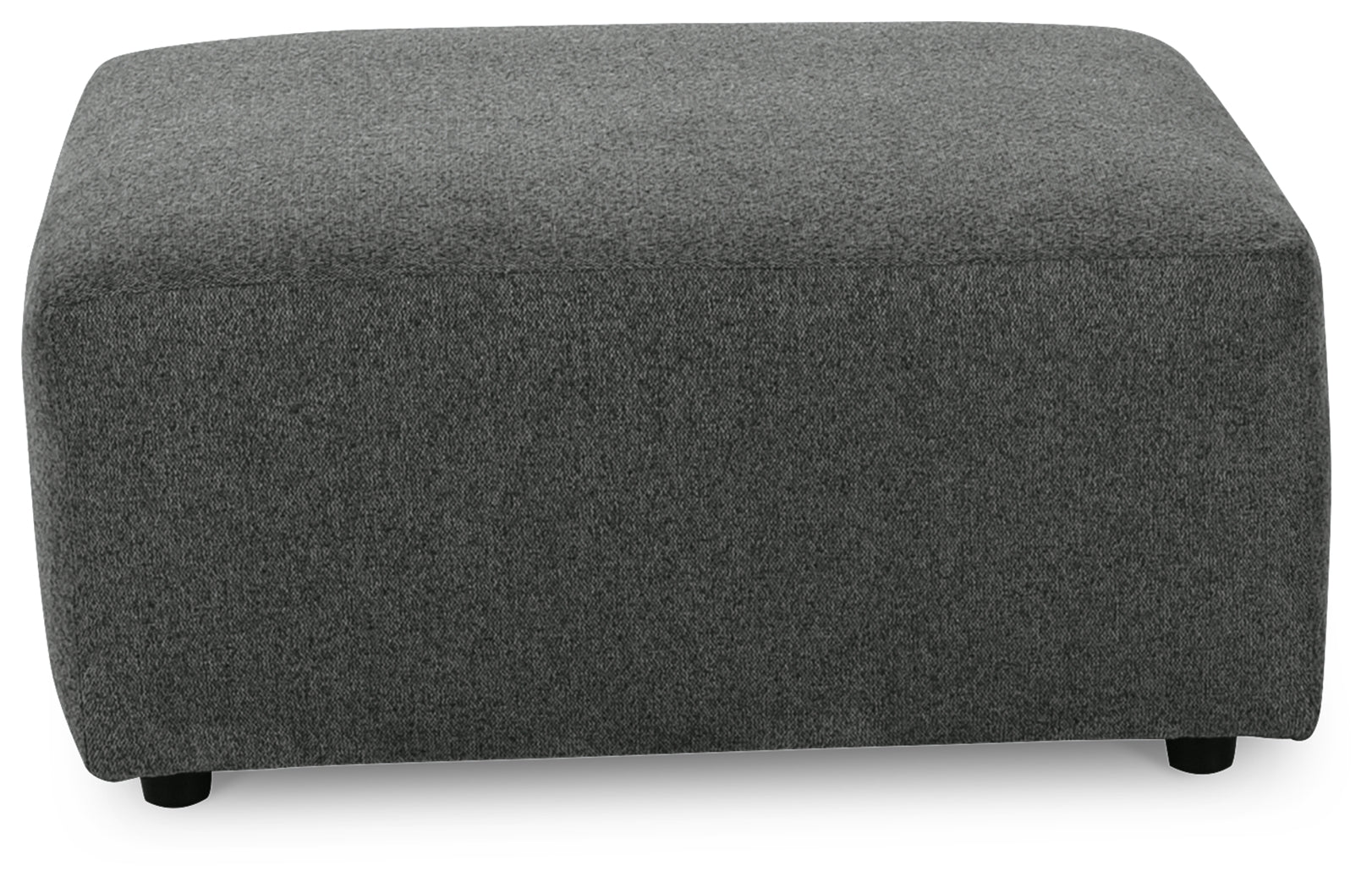 Ashley Furniture - Edenfield Oversized Ottoman - Charcoal - Dark Gray Fabric - Ottomans - Additional View 2