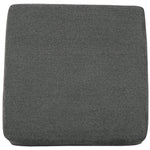 Ashley Furniture - Edenfield Oversized Ottoman - Charcoal - Dark Gray Fabric - Ottomans - Additional View 3