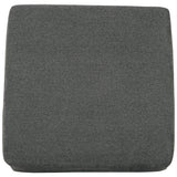 Ashley Furniture - Edenfield Oversized Ottoman - Charcoal - Dark Gray Fabric - Ottomans - Additional View 3