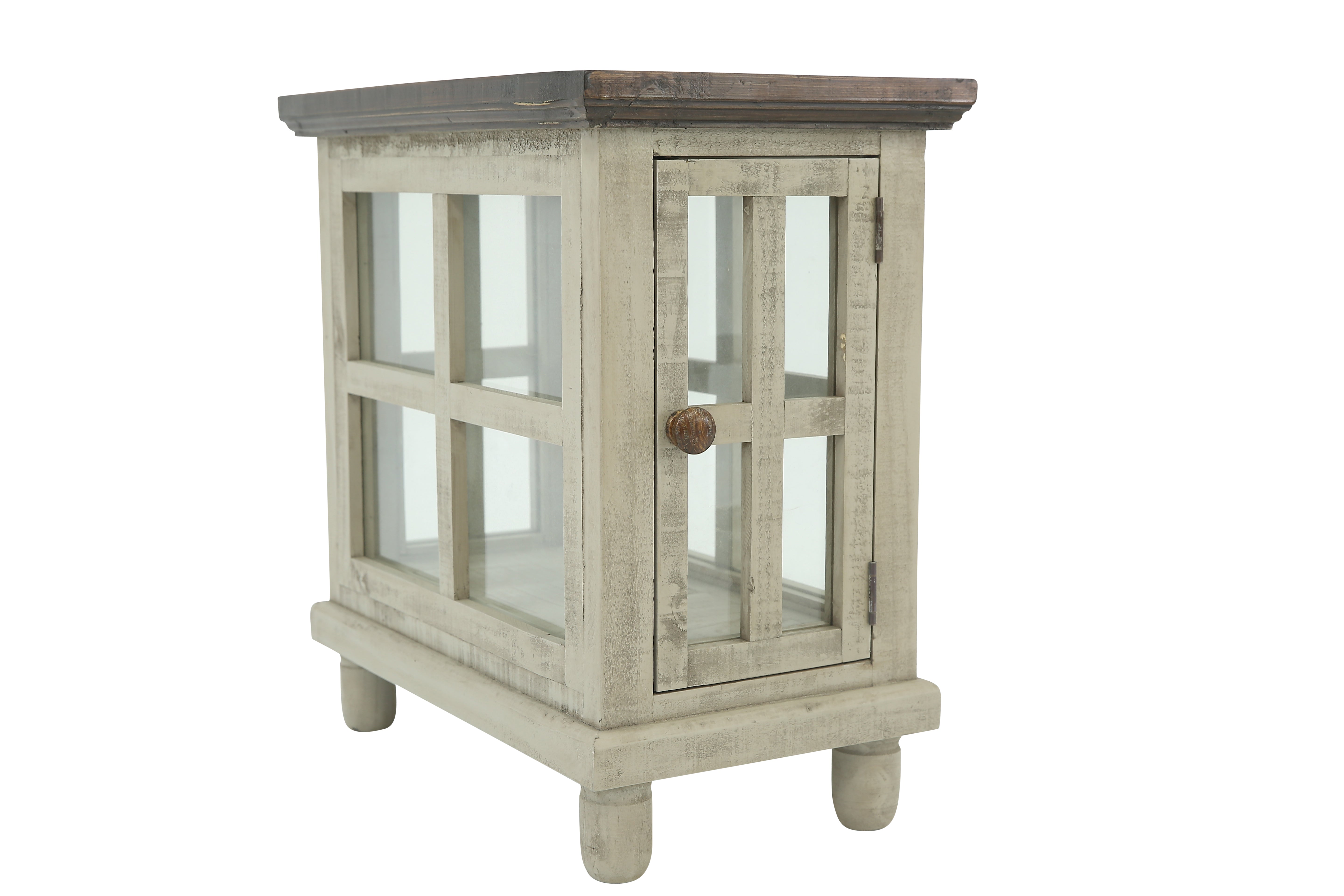 Lantern Accent Table - Gray/Tobacco - Additional View 1