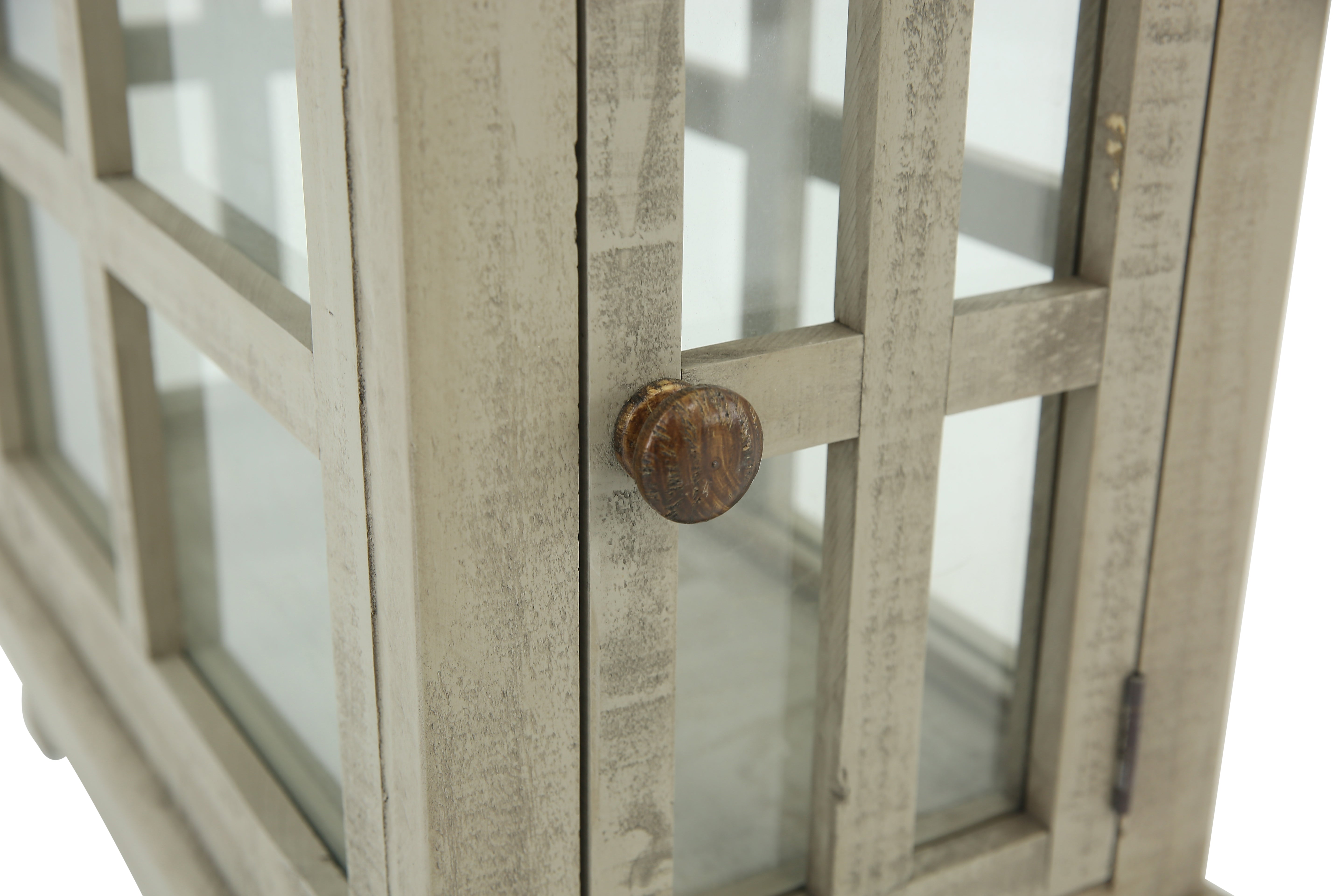 Lantern Accent Table - Gray/Tobacco - Additional View 2