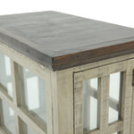 Lantern Accent Table - Gray/Tobacco - Additional View 3