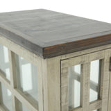Lantern Accent Table - Gray/Tobacco - Additional View 3