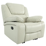 Easton Leather Recliner - Stone - Additional View 1