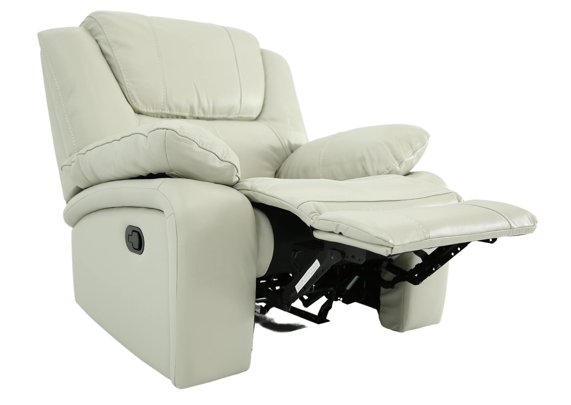 Easton Leather Recliner - Stone - Additional View 2