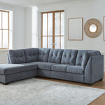 Ashley Furniture - Marrelton 2 Piece Sectional - Denim - Blue Fabric - Sectionals - Additional View 1