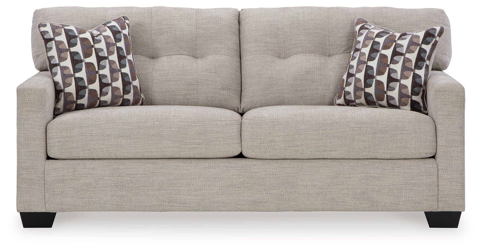 Ashley Furniture - Mahoney Sofa - Pebble - Pearl Silver Fabric - Sofas - Additional View 2