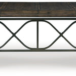 Ashley Furniture - MAYLEE TABLE TOP AND BASE - Dark Brown Wood - Tables - Additional View 2