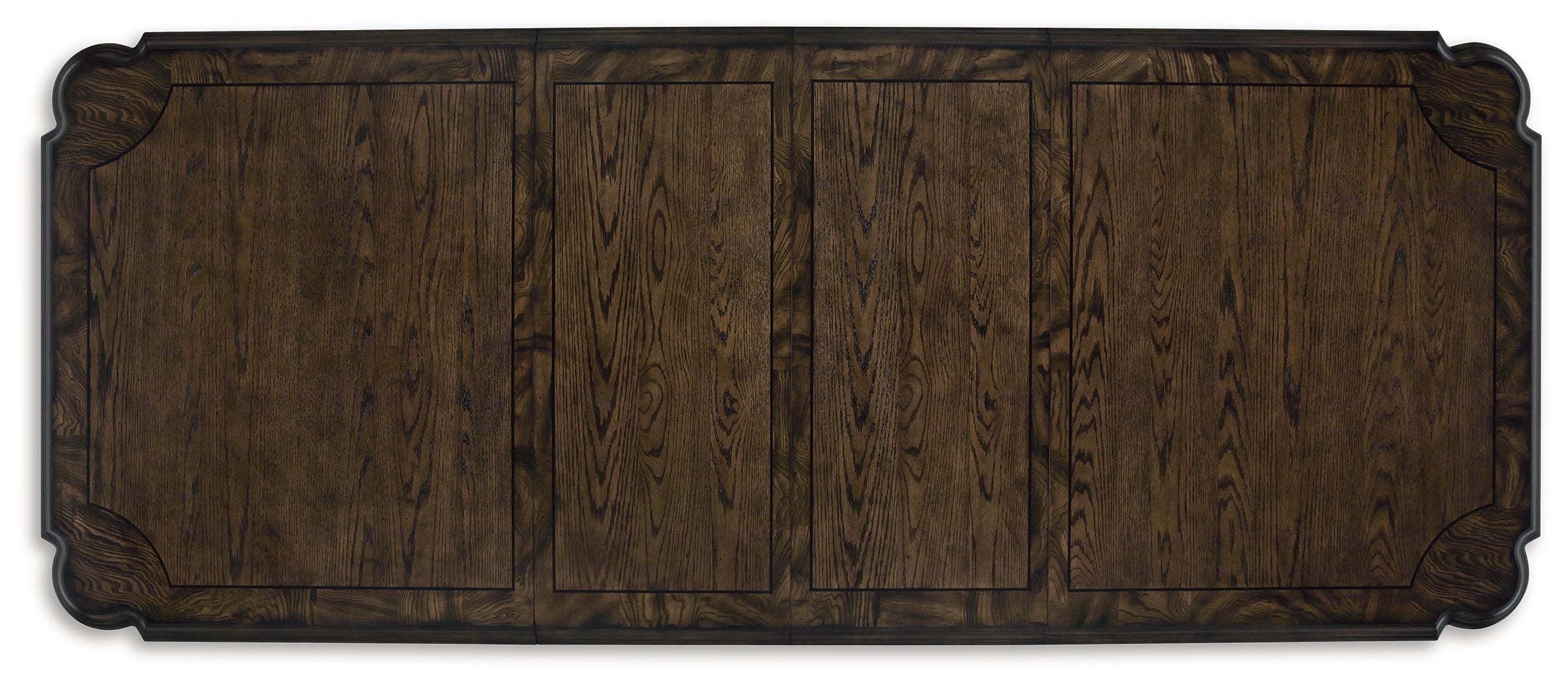 Ashley Furniture - MAYLEE TABLE TOP AND BASE - Dark Brown Wood - Tables - Additional View 5