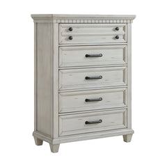 Elements International - MCCOY ANTIQUE WHITE CHEST - Wood - Chests
