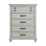 Elements International - MCCOY ANTIQUE WHITE CHEST - Wood - Chests - Additional View 2
