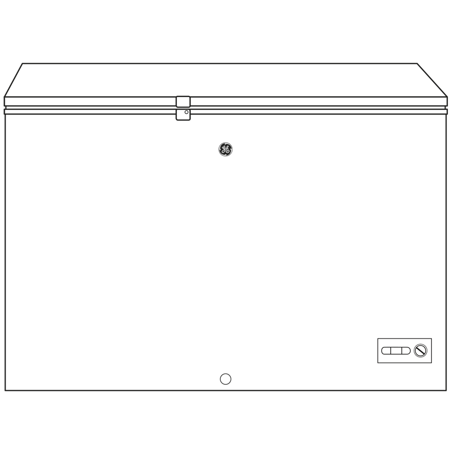GE WHITE 9CU CHEST FREEZER - Freezers - Additional View 24