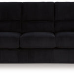 Ashley Furniture - Simplejoy Sofa - Onyx - Black Fabric - Sofas - Additional View 2
