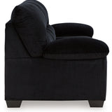 Ashley Furniture - Simplejoy Sofa - Onyx - Black Fabric - Sofas - Additional View 3