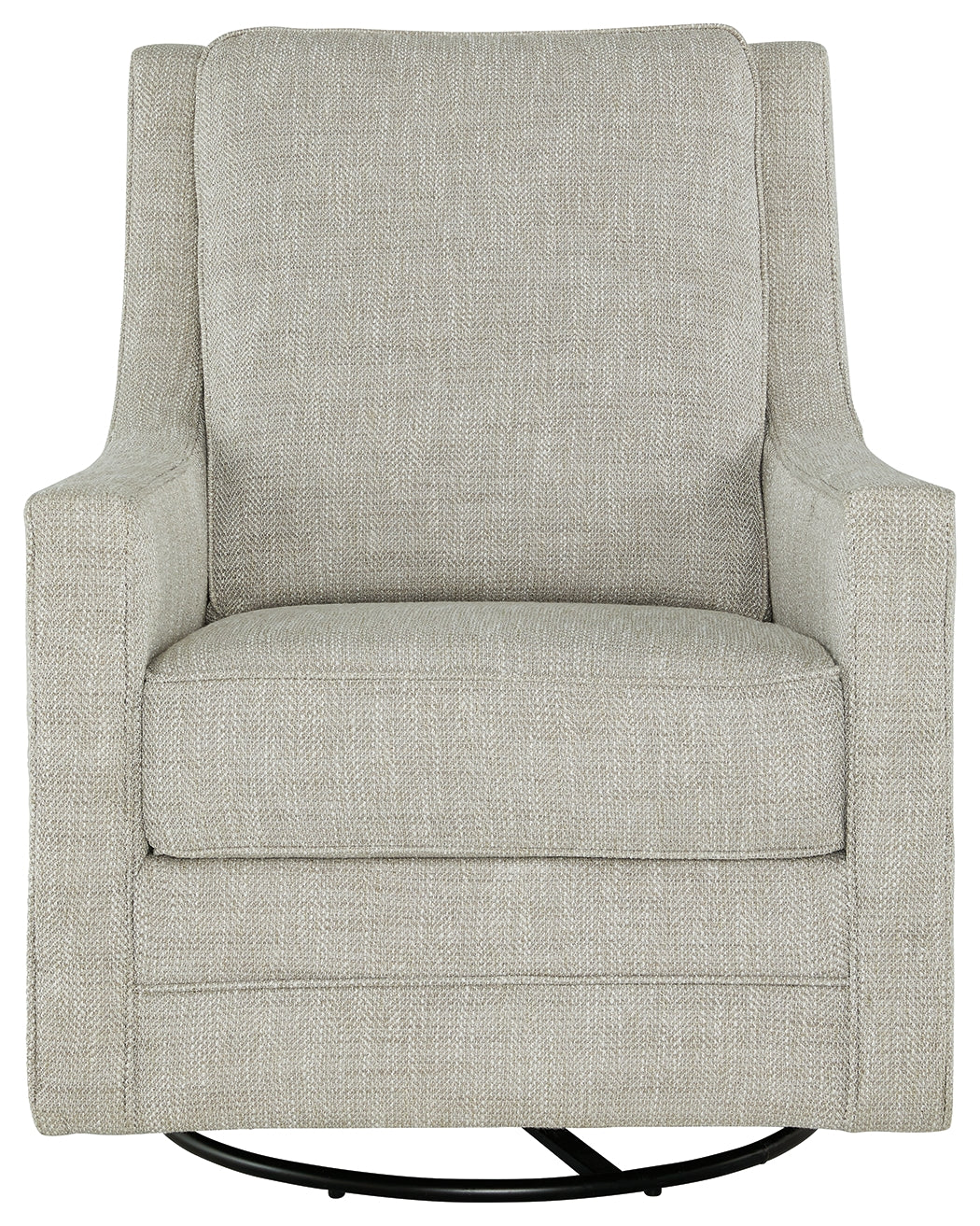 Ashley Furniture - KAMBRIA FOG SWIVEL GLIDER CHAIR - Pearl Silver Fabric - Chairs - Additional View 2