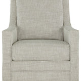 Ashley Furniture - KAMBRIA FOG SWIVEL GLIDER CHAIR - Pearl Silver Fabric - Chairs - Additional View 2
