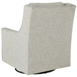 Ashley Furniture - KAMBRIA FOG SWIVEL GLIDER CHAIR - Pearl Silver Fabric - Chairs - Additional View 4