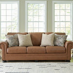Ashley Furniture - Carianna Caramel Leather Sofa - Light Brown Leather Match - Sofas - Additional View 1