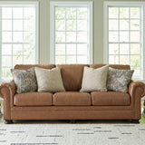 Ashley Furniture - Carianna Caramel Leather Sofa - Light Brown Leather Match - Sofas - Additional View 1