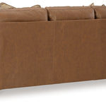 Ashley Furniture - Carianna Caramel Leather Sofa - Light Brown Leather Match - Sofas - Additional View 4