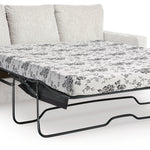 Ashley Furniture - Rannis Queen Sleeper - Snow - Beige Fabric - Sofas - Additional View 3