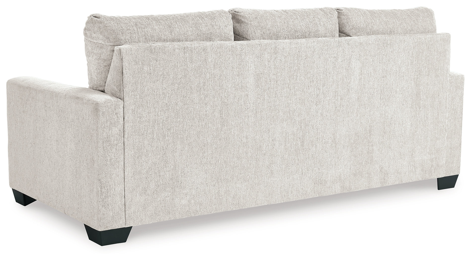 Ashley Furniture - Rannis Queen Sleeper - Snow - Beige Fabric - Sofas - Additional View 6
