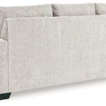 Ashley Furniture - Rannis Queen Sleeper - Snow - Beige Fabric - Sofas - Additional View 6