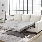 Ashley Furniture - Rannis Queen Sleeper - Snow - Beige Fabric - Sofas - Additional View 8