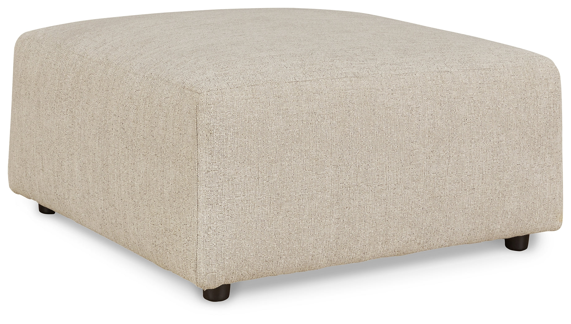 Ashley Furniture - Edenfield Oversized Ottoman - Linen - Pearl Silver Fabric - Ottomans
