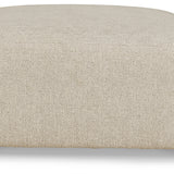 Ashley Furniture - Edenfield Oversized Ottoman - Linen - Pearl Silver Fabric - Ottomans - Additional View 2