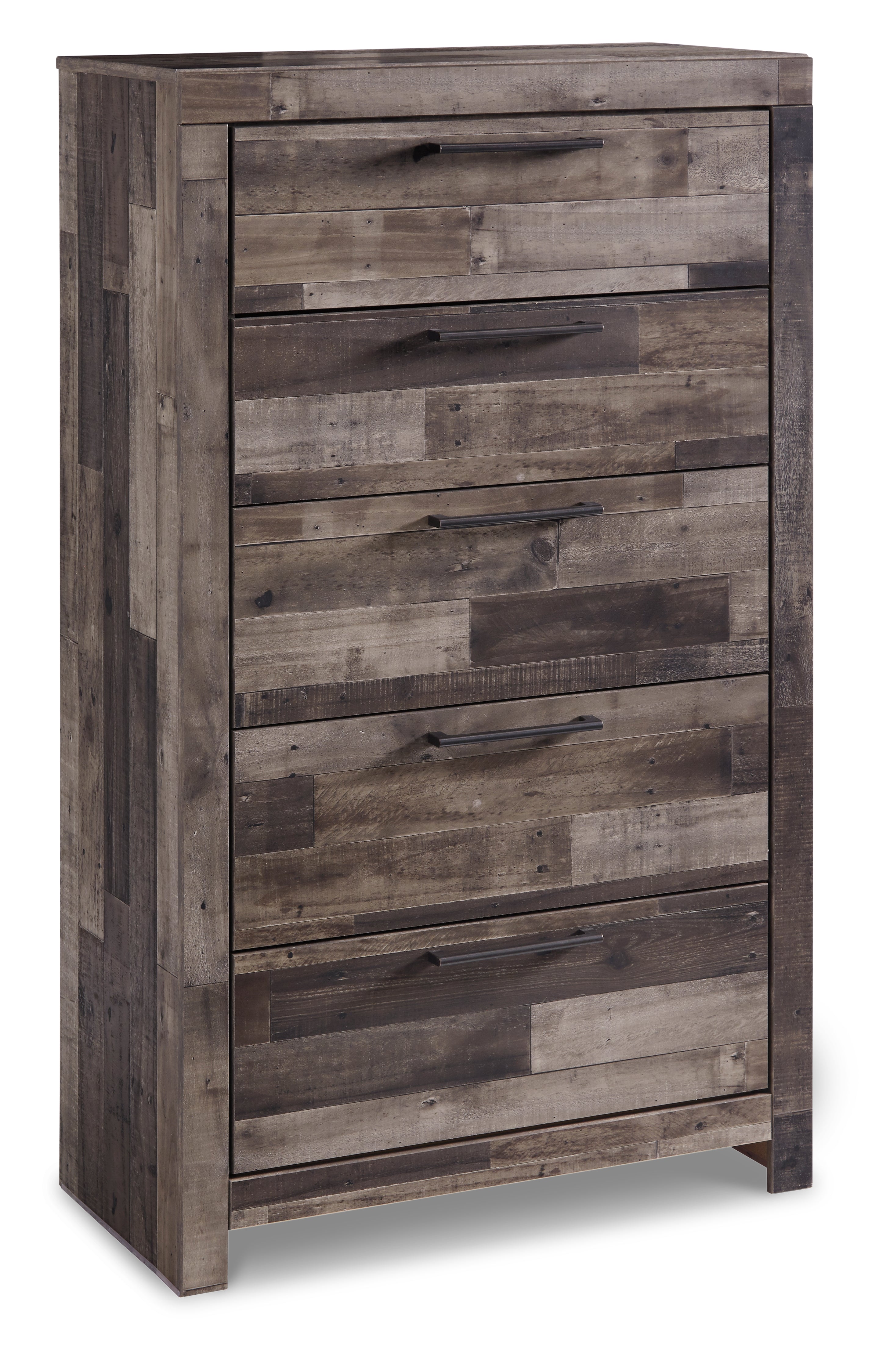Ashley Furniture - Derekson Chest - Grey - Dark Gray Wood - Chests