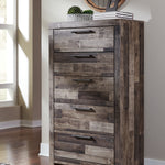 Ashley Furniture - Derekson Chest - Grey - Dark Gray Wood - Chests - Additional View 1