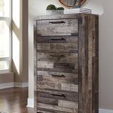 Ashley Furniture - Derekson Chest - Grey - Dark Gray Wood - Chests - Additional View 1