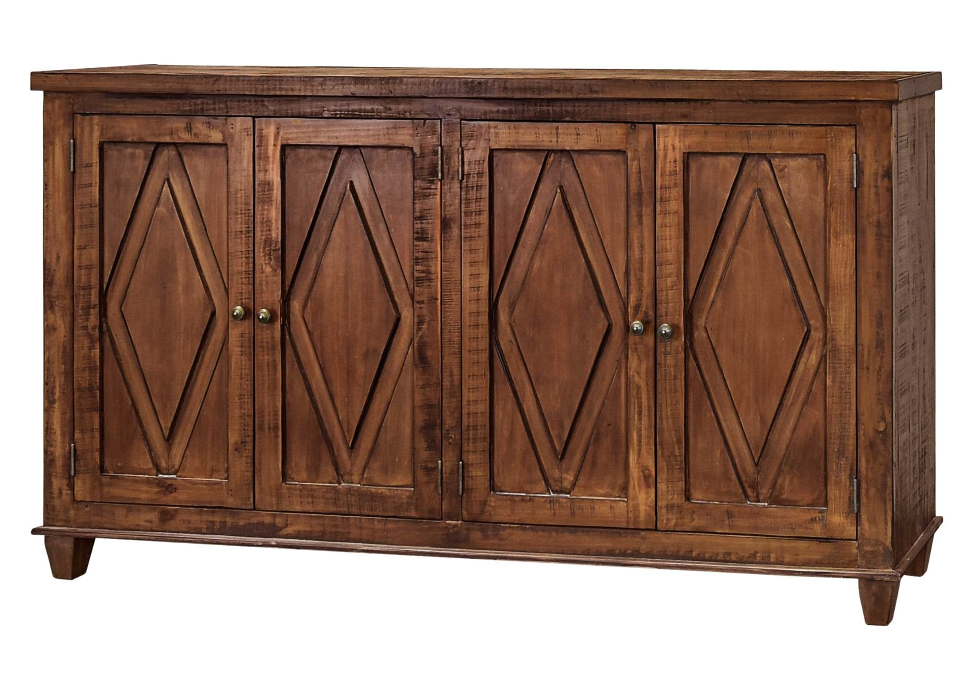 Diamond Sierra Console - Toasted Pecan