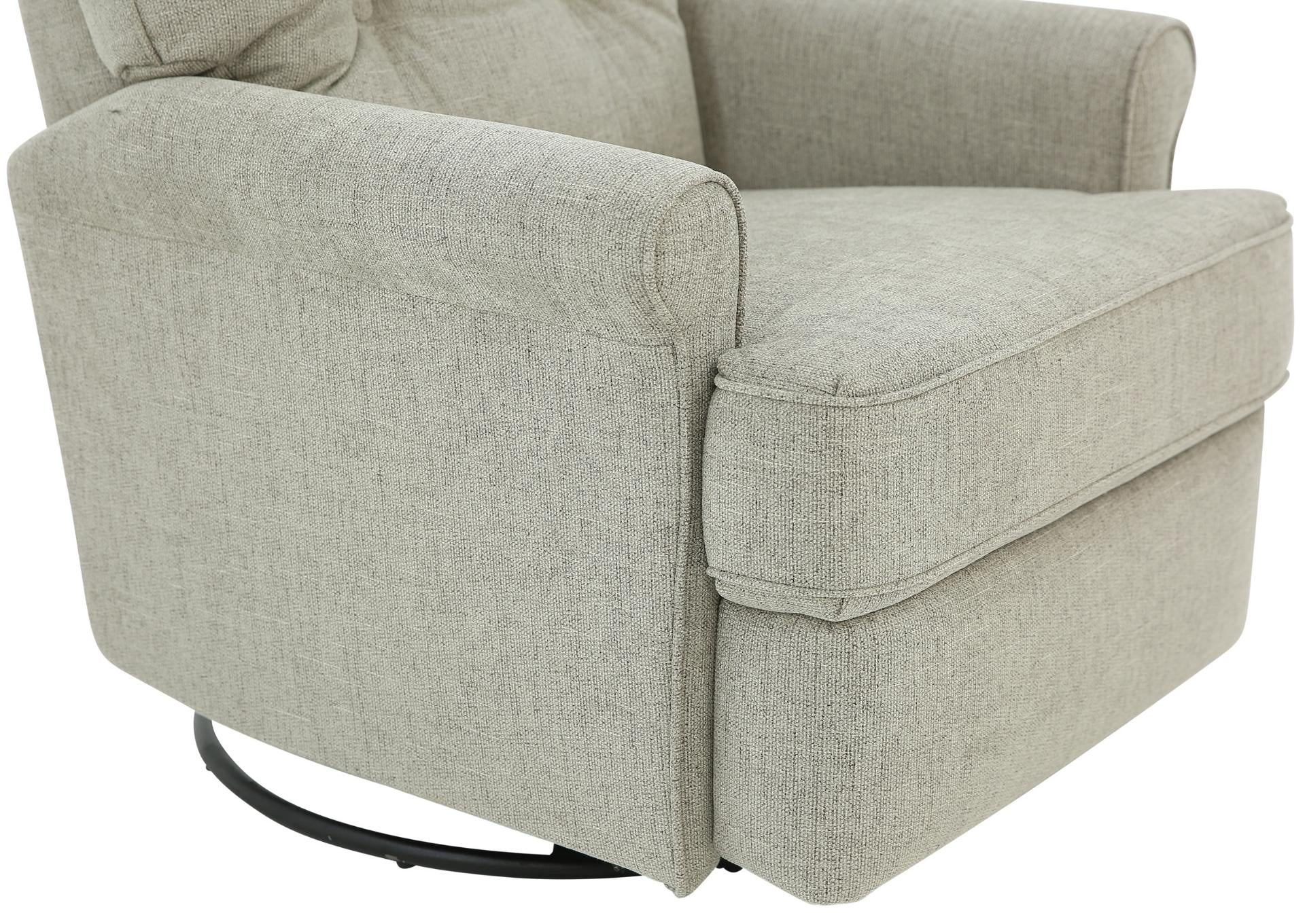 Carissa Swivel Glider Recliner - Praline - Additional View 3