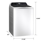 GE PROFILE WHITE 5.4CU TOP LOAD WASHER - Washers - Additional View 20