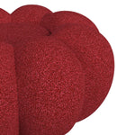 Elements International - Bubble Swivel Chair And Ottoman - Red - Fabric - Chair & Ottoman - Additional View 10