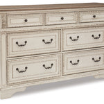 Ashley Furniture - Realyn Dresser - White Wood - Dresser & Mirror - Additional View 1