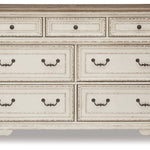 Ashley Furniture - Realyn Dresser - White Wood - Dresser & Mirror - Additional View 2
