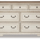 Ashley Furniture - Realyn Dresser - White Wood - Dresser & Mirror - Additional View 2