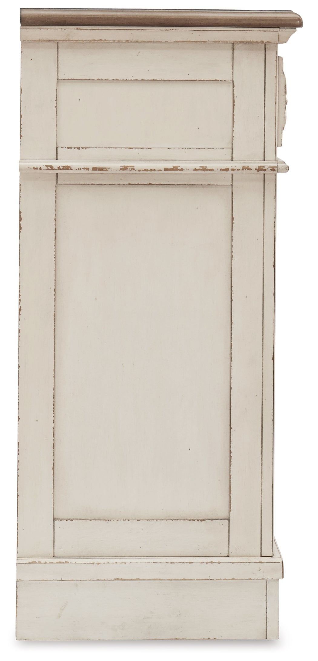 Ashley Furniture - Realyn Dresser - White Wood - Dresser & Mirror - Additional View 4