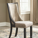 Ashley Furniture - TYLER CREEK UPH BACK SIDE CHAIR - Beige Fabric|Wood - Chairs - Additional View 1